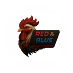 Red and Blue Fried Chicken logo.